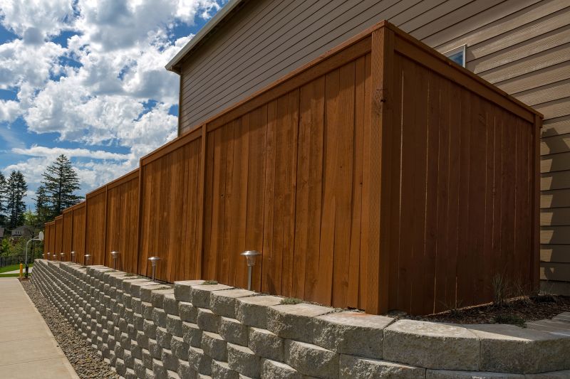 Cedar Fencing Installation detail