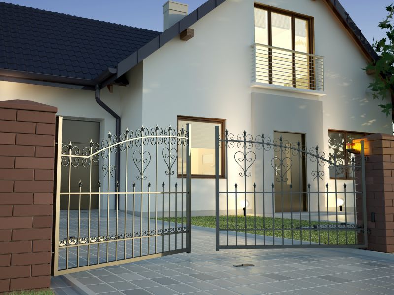 Wrought Iron Gate Installation detail